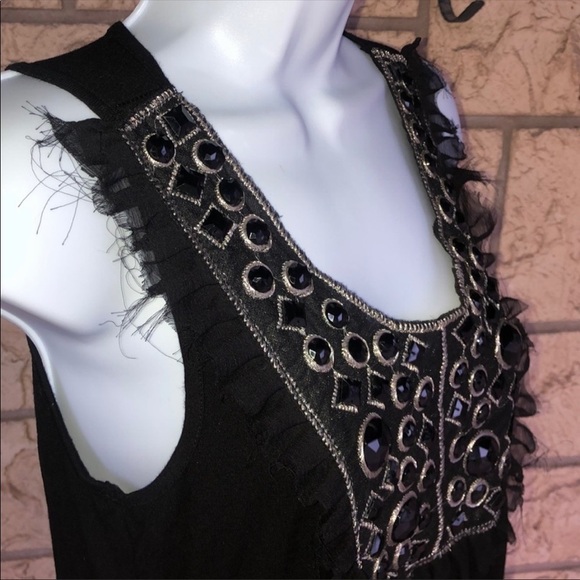 Charming Charlie Sleeveless dress Beach Bling Size Med - Picture 5 of 8